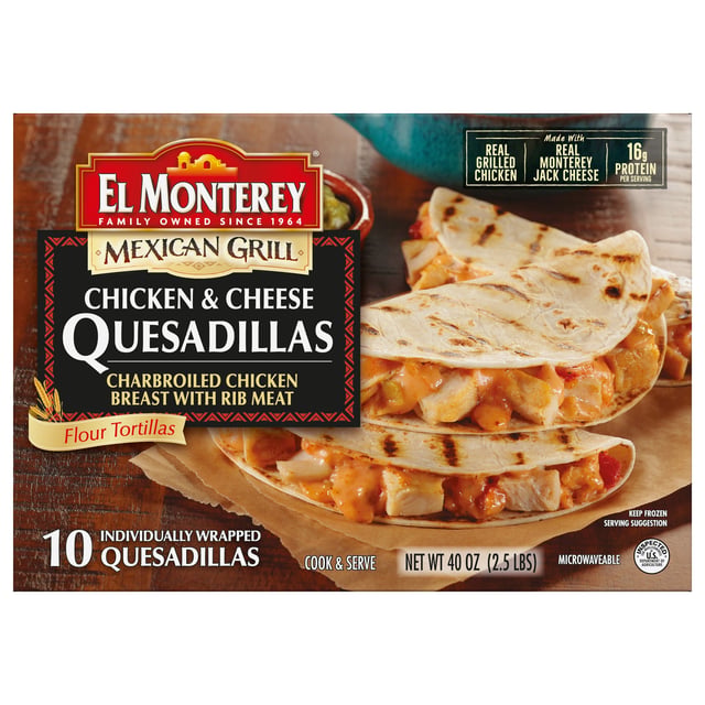 El Monterey Chicken Quesadillas 10/4 oz