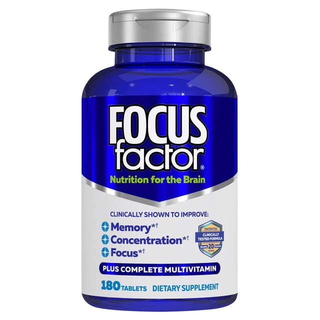 FocusFactor Dietary Supplement 180 Tablets