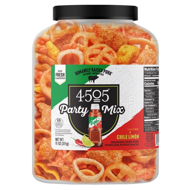 4505 Chicharrones Chili and Limon Party Mix 11 oz