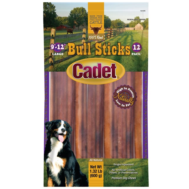 Cadet Bully Sticks 9"-12" 12 Pack (1.32 lbs)