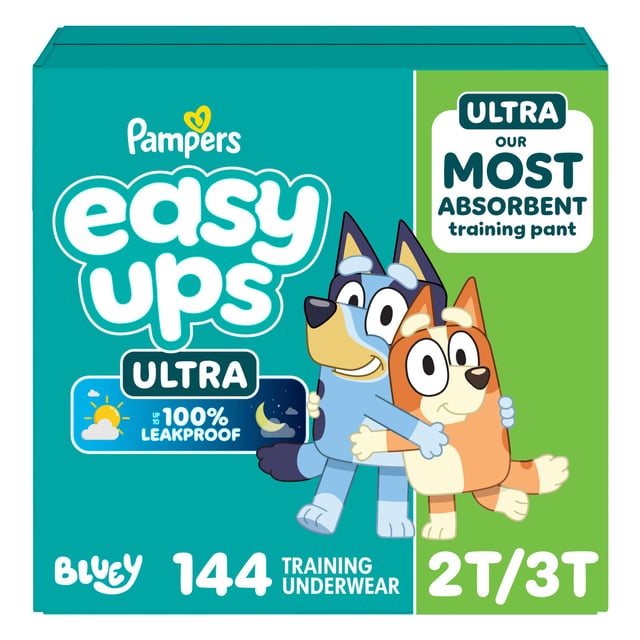 Pampers Ultra Easy Ups 2T-3T Training Pants, 144 CT