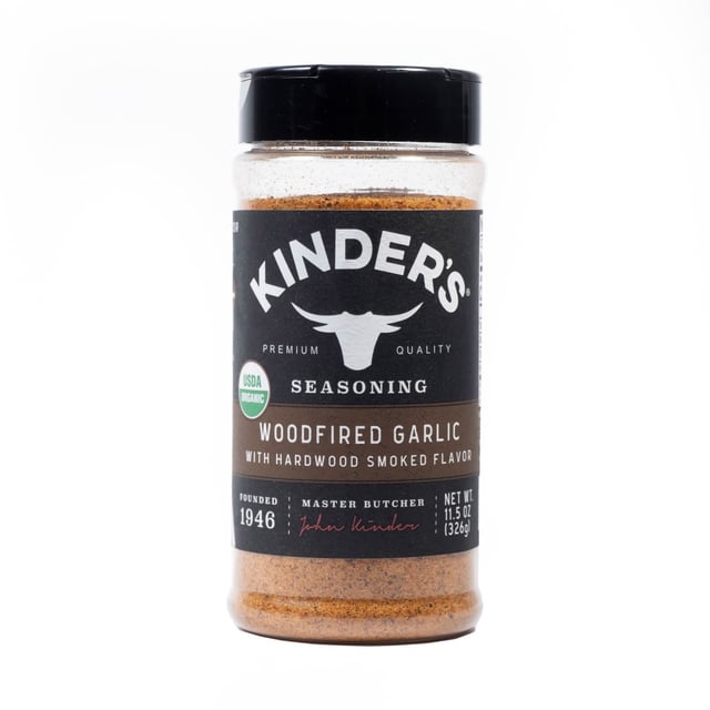 Kinder's Organic Woodfired Garlic 11.5 oz (0.72 lbs)