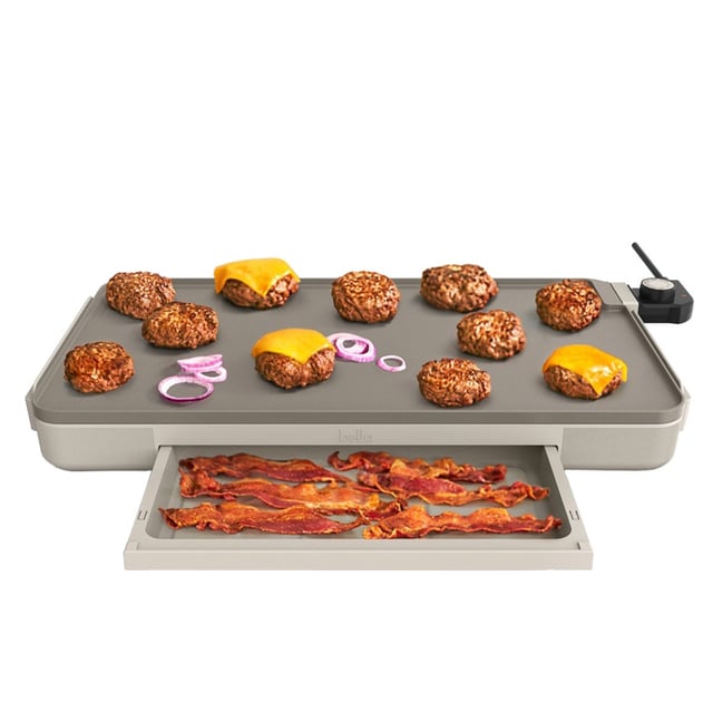 Bella Ceramic Griddle with Warming Tray