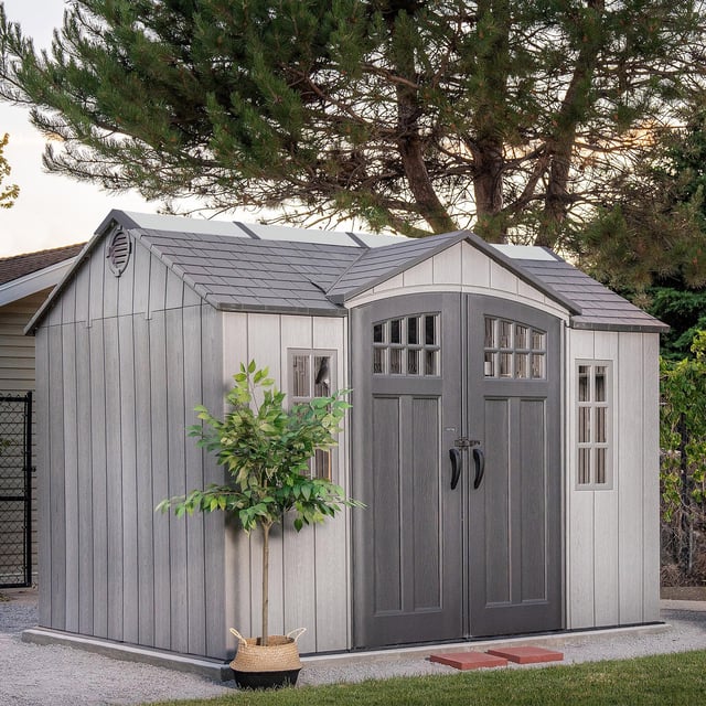 Lifetime Side Entry Outdoor Storage Shed 10x8