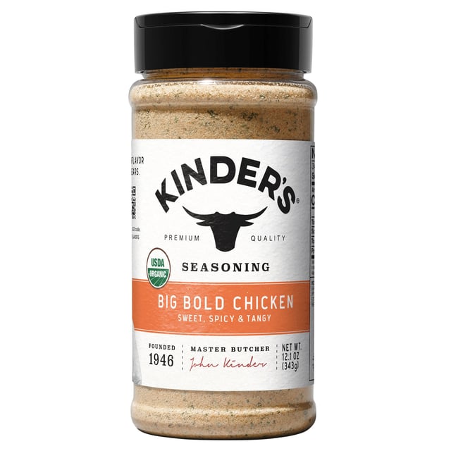 Kinder's Organic Big Bold Chicken Seasoning, 12.1 oz