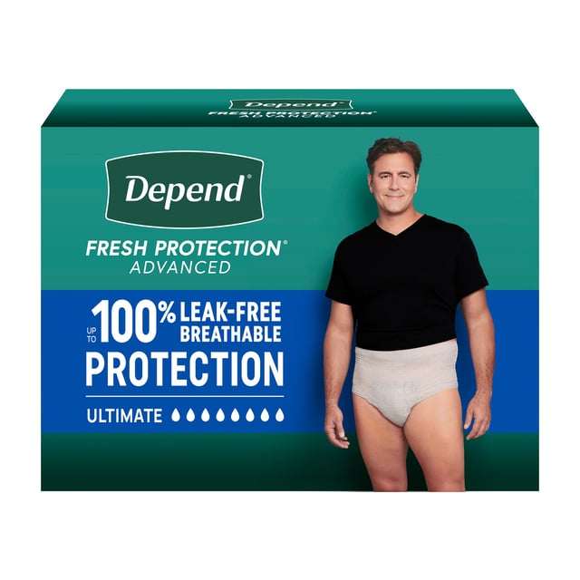 Depend Fresh Protection Advanced Men M/L, 72 CT