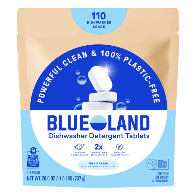 Blueland Dishwasher Tabs 110 Count (1.63 lbs)
