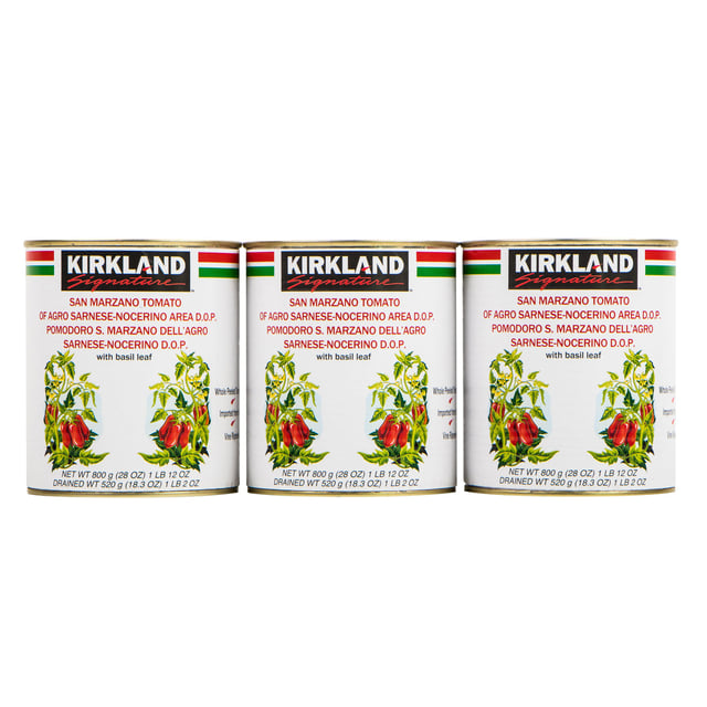 Kirkland Signature San Marzano Tomatoes 3/28 Ounce Cans