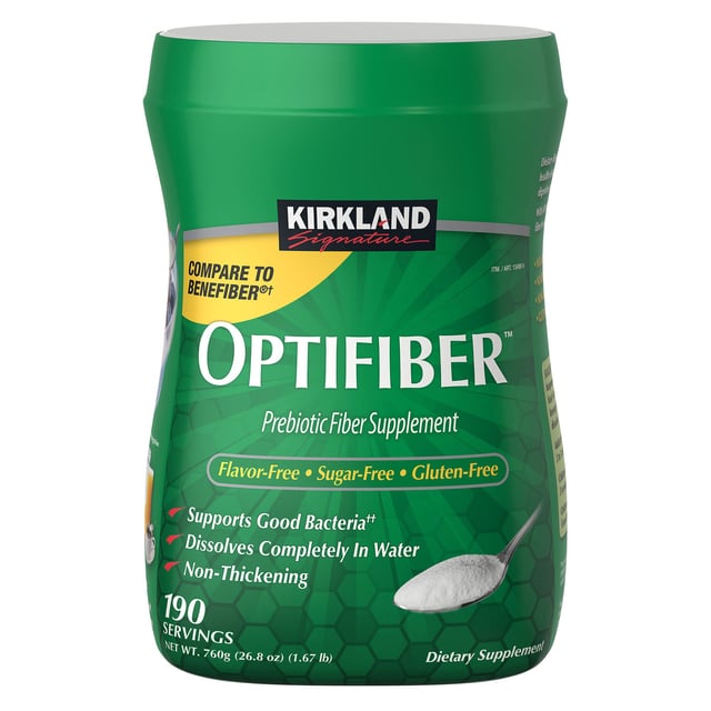 Kirkland Signature OptiFiber Powder Fiber Supplement, 190 Servings