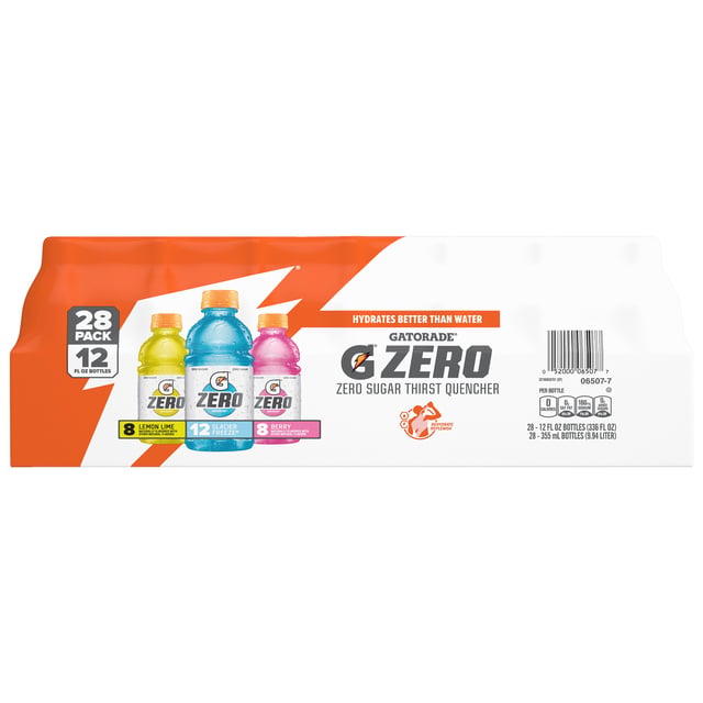 Gatorade Zero Sugar Variety Pack, 28 Count, 12 fl oz Bottles
