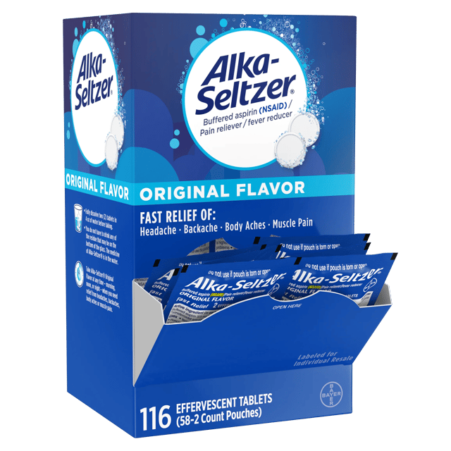 Alka-Seltzer Effervescent Tablets Original 116 CT