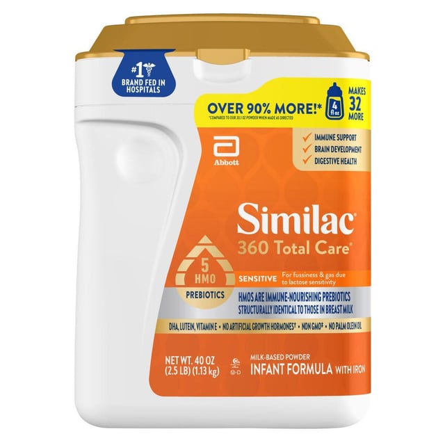 Similac 360 Total Care Sensitive 40 oz Powder