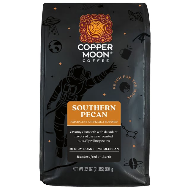 Copper Moon Whole Bean Southern Pecan Coffee, 2 lbs