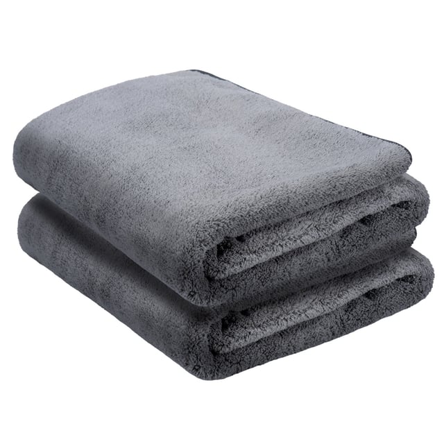 King Clean Premium XL Microfiber Drying Towel, 2-Pack