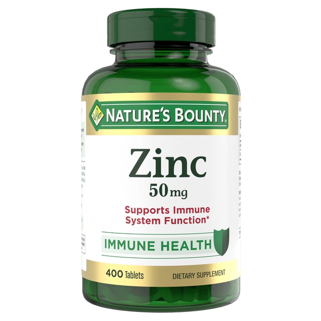 Nature's Bounty Zinc 50mg, 400 Caplets