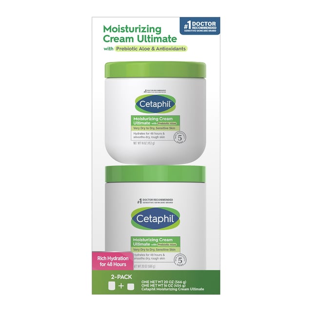 Cetaphil Ultimate Cream 2-Pack 16 oz & 20 oz