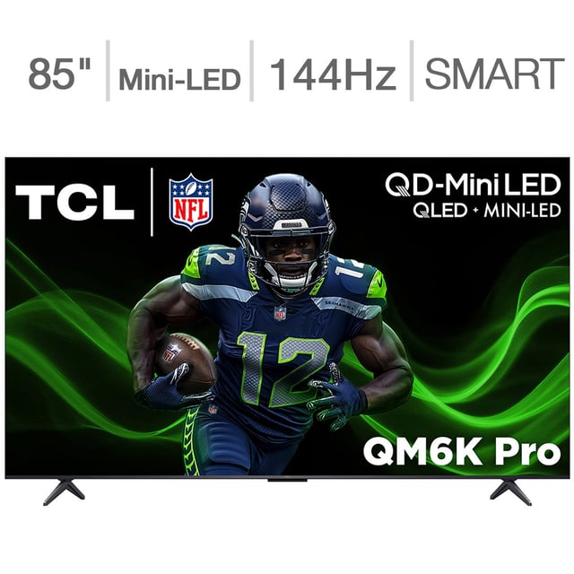 TCL 85QM6K Pro 85" Class (84.6" Diag) 4K UHD QD-Mini LED TV