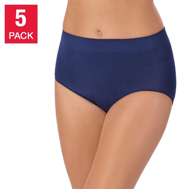 Carole Hochman Women's Seamless Brief, 5-Pack