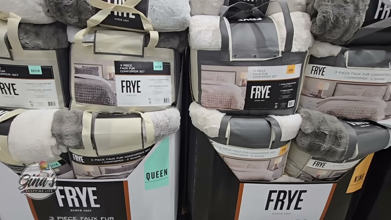 Frye Faux Fur Comforter 3-Piece King