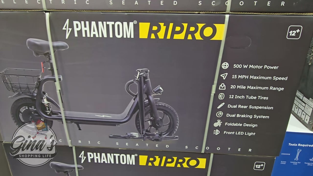 Phantom R1 Pro Seated E-Scooter