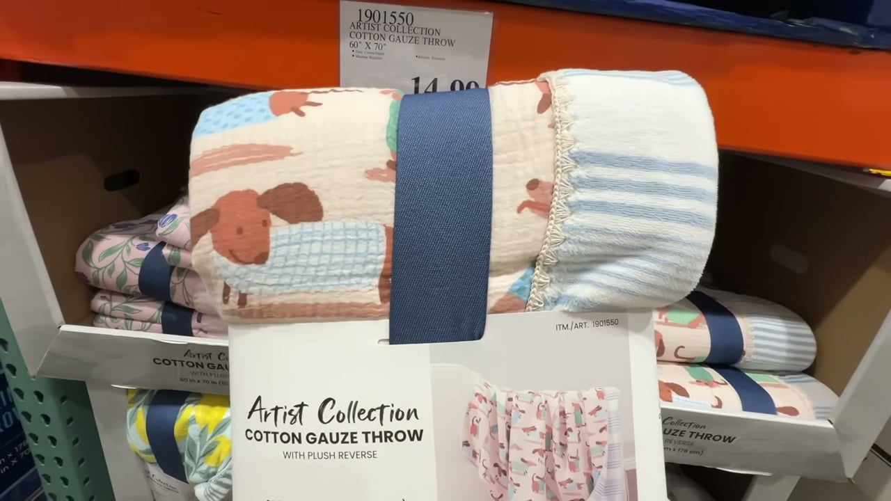 Artist Collection Cotton Gauze Throw 60" x 70"