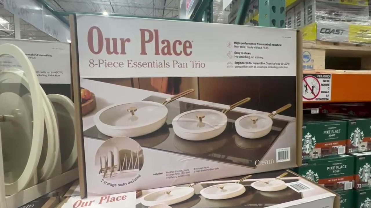 Our Place Special Events 8pc Essentials Pan Set - Cream