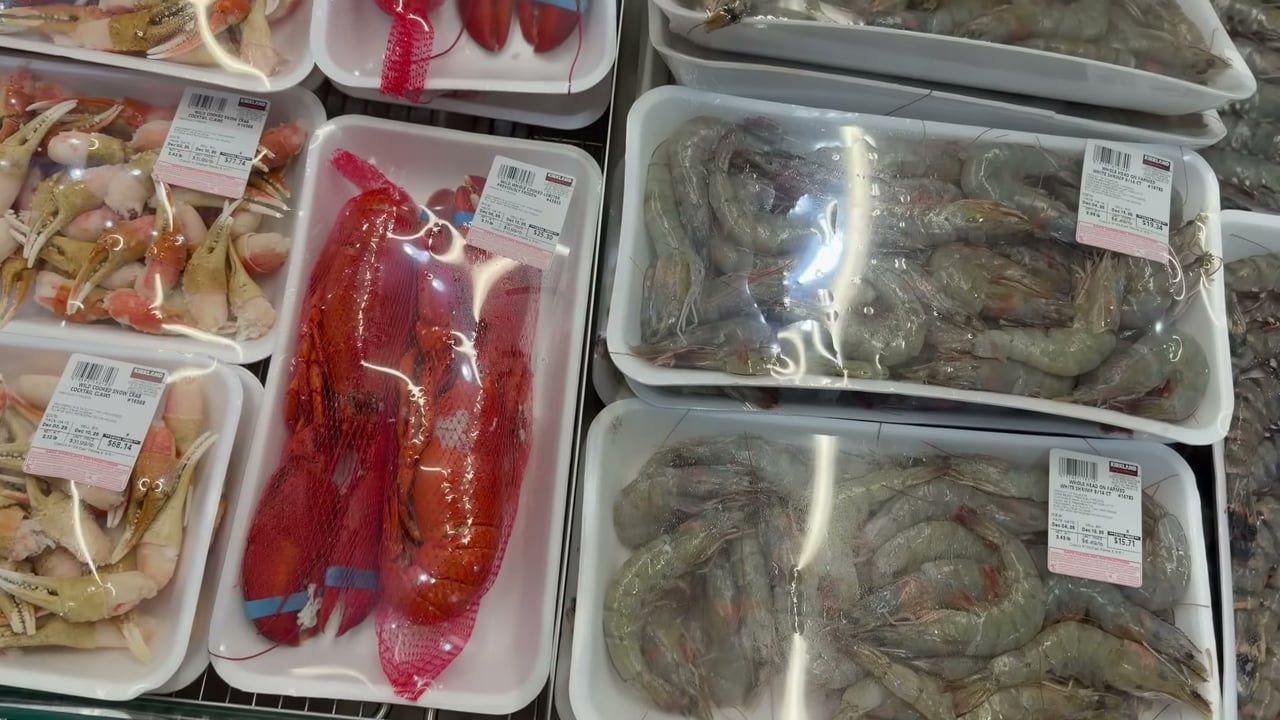 Wild Whole Cooked Cold Water Lobster 10 lb Box
