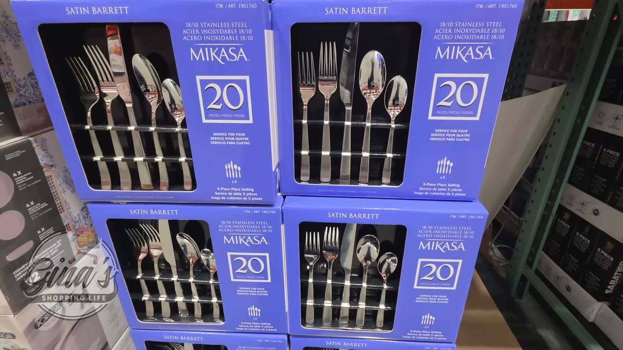 Mikasa Virtuoso Barrett 20-Piece Flatware Set