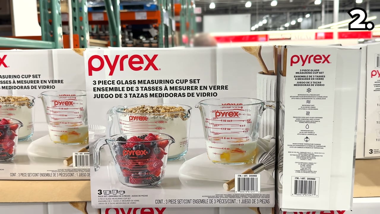Pyrex 3-Piece Measuring Cup Set
