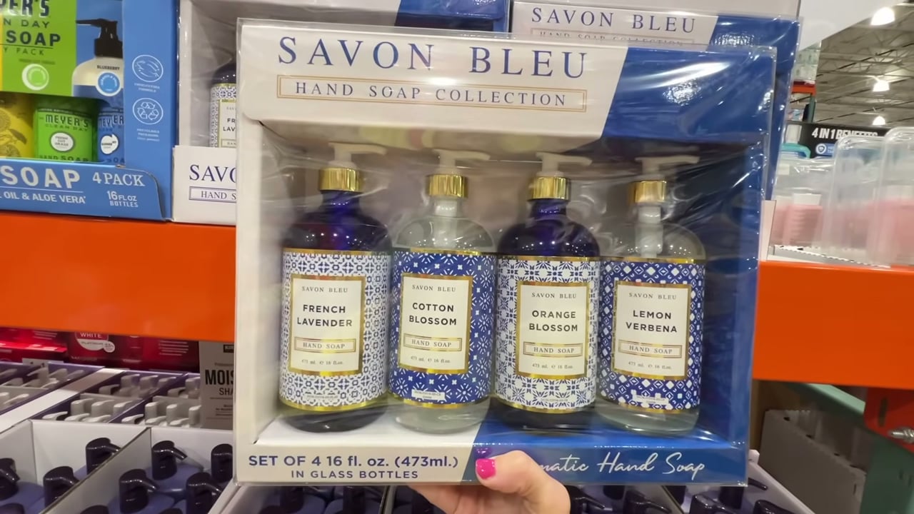 H+B Savon Blue Hand Soap 4-Pack, 16 fl oz Each