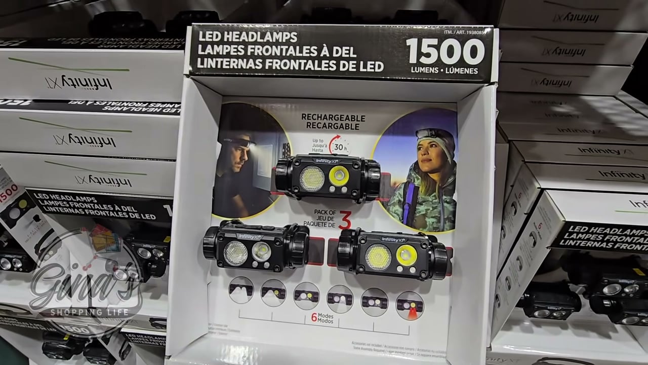 Infinity X1 Rechargeable Headlamps 1500L 3 Pack