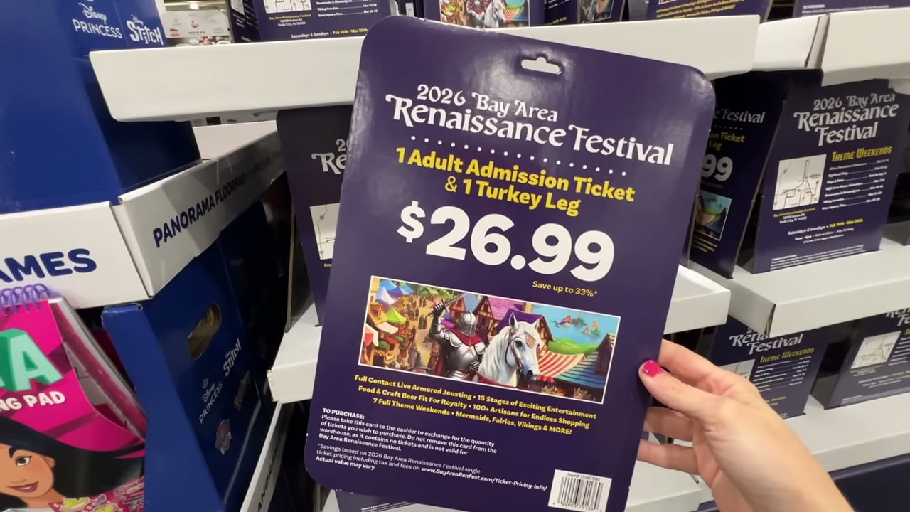 Bay Area Renaissance Festival Single Admission with Turkey Leg