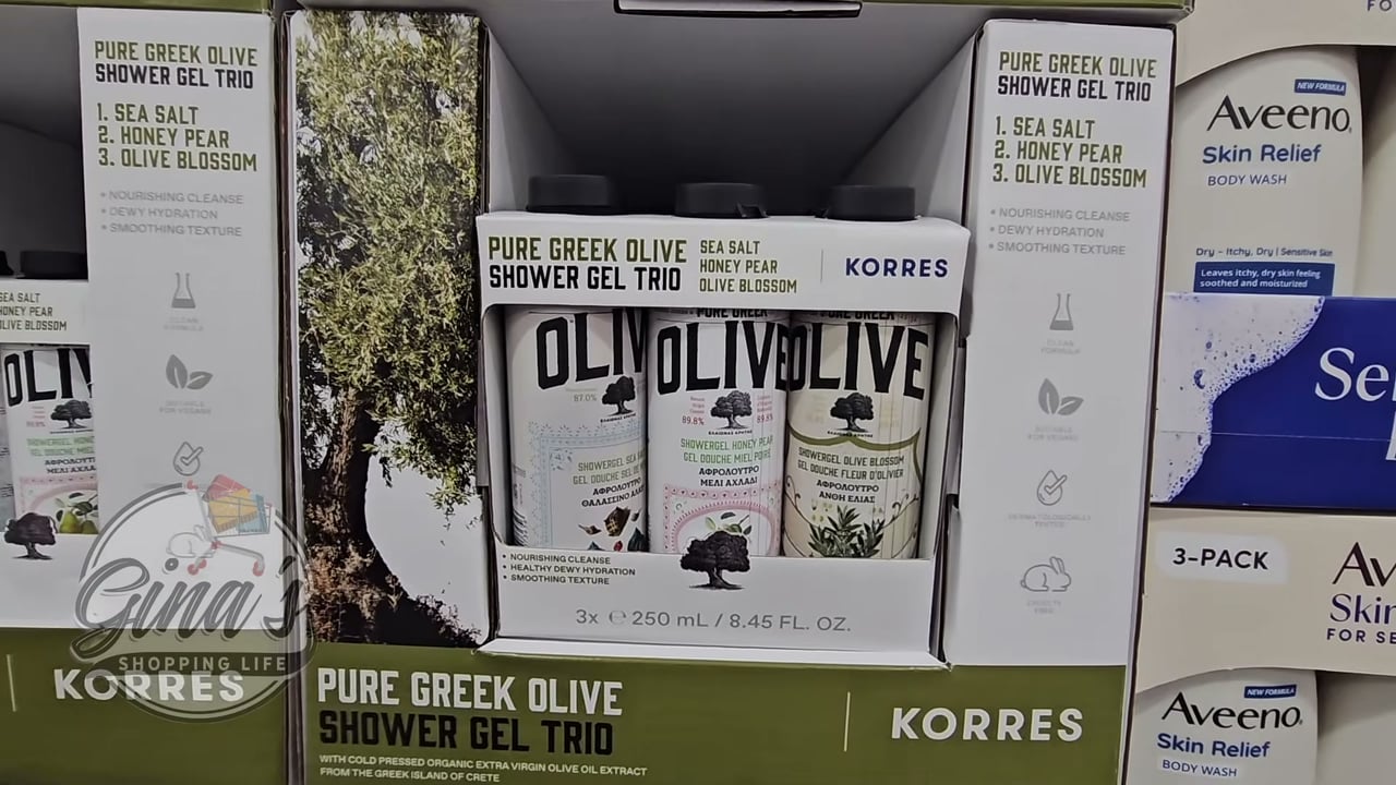 KORRES Pure Greek Olive Shower Gel Trio