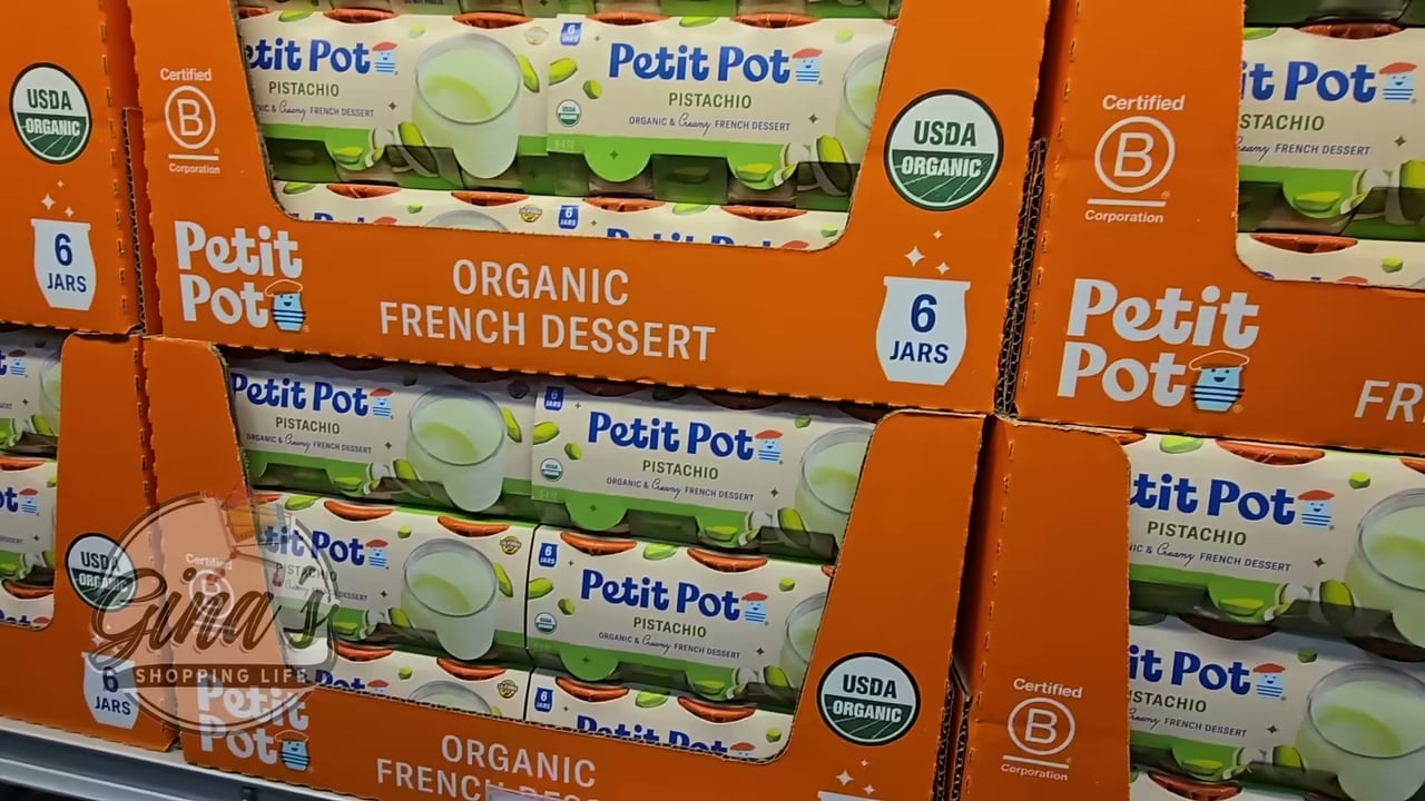 Organic Petit Pot Pistachio Pot de Creme 6 Pack 4 Ounces Each