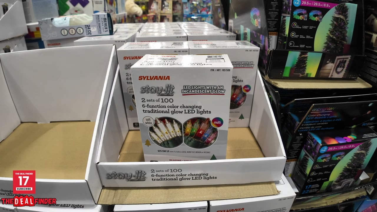Sylvania Stay-Lit Traditional Glow Dual Color 200 Count