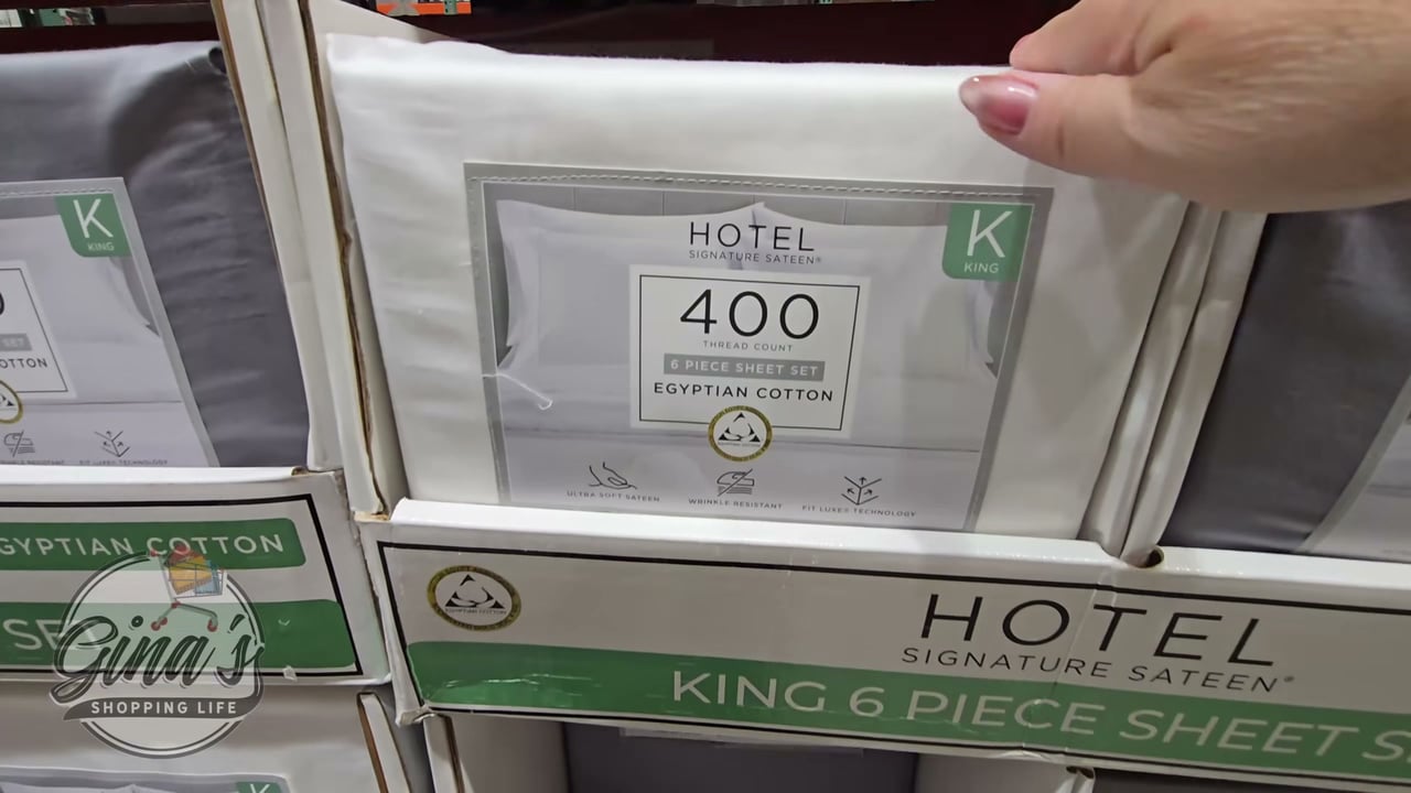 Hotel Signature Egyptian Cotton Sheets 6-Piece Set Queen