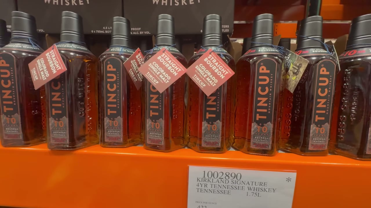 Tin Cup 10 Year American Whiskey Colorado 750ML