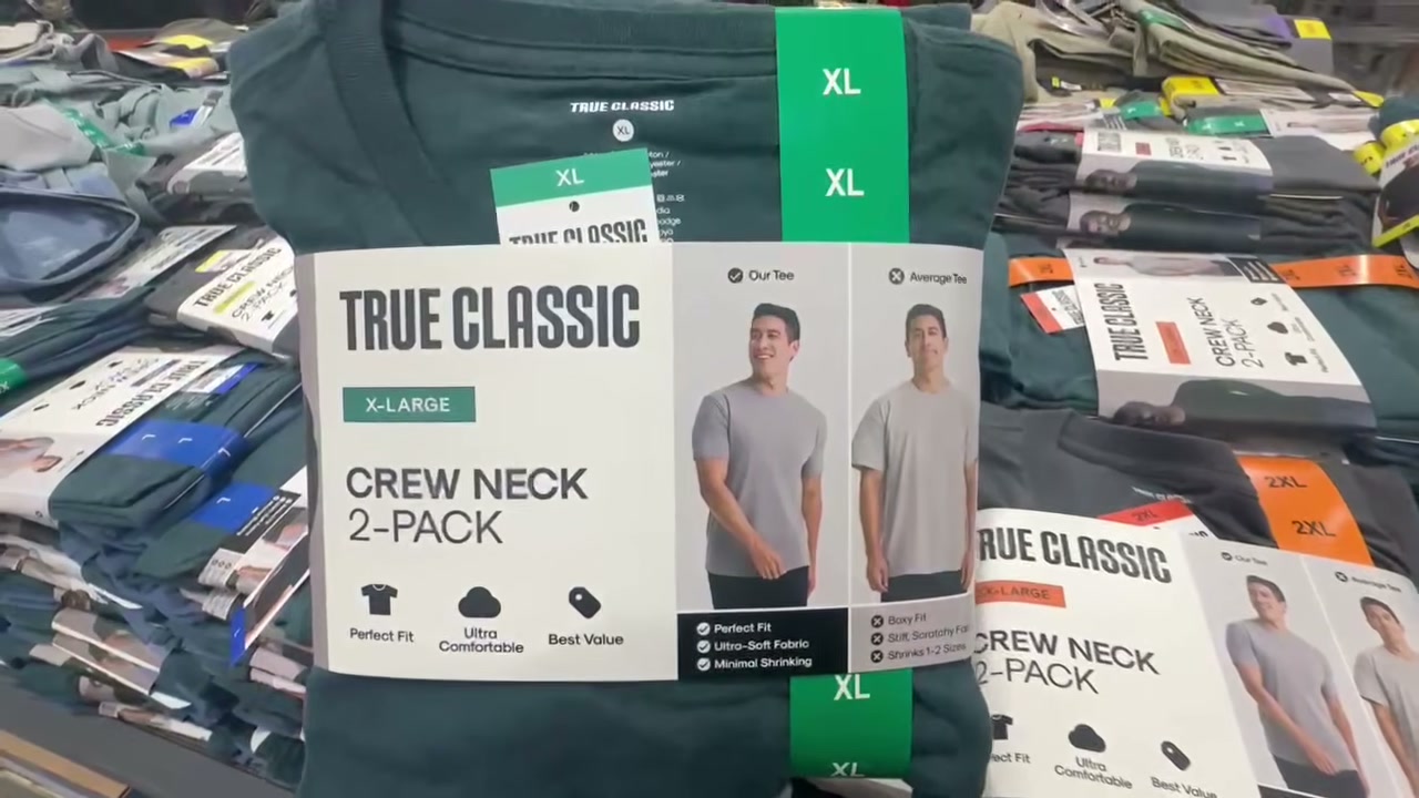 True Classic Men's 2-Pack Tee