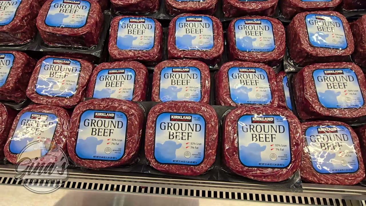 Kirkland Signature Ground Beef 93% Lean, 4 lb