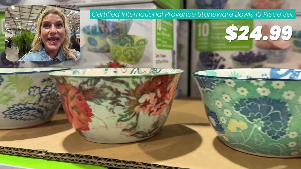 Certified International 10-Piece Provence Bowl Set