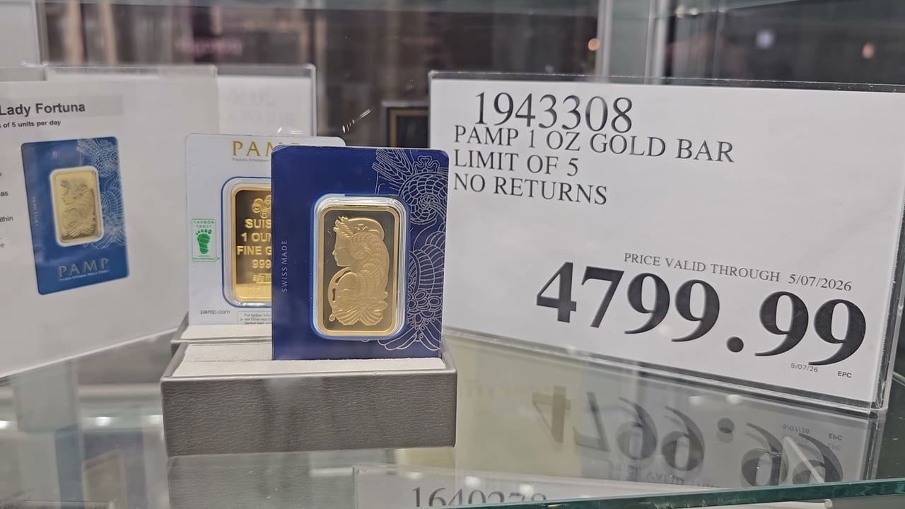 PAMP Suisse 1 oz Gold Bar
