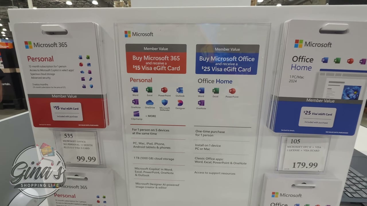 Microsoft Office 365 Personal 12-Month Subscription Plus $15 Visa E-Card