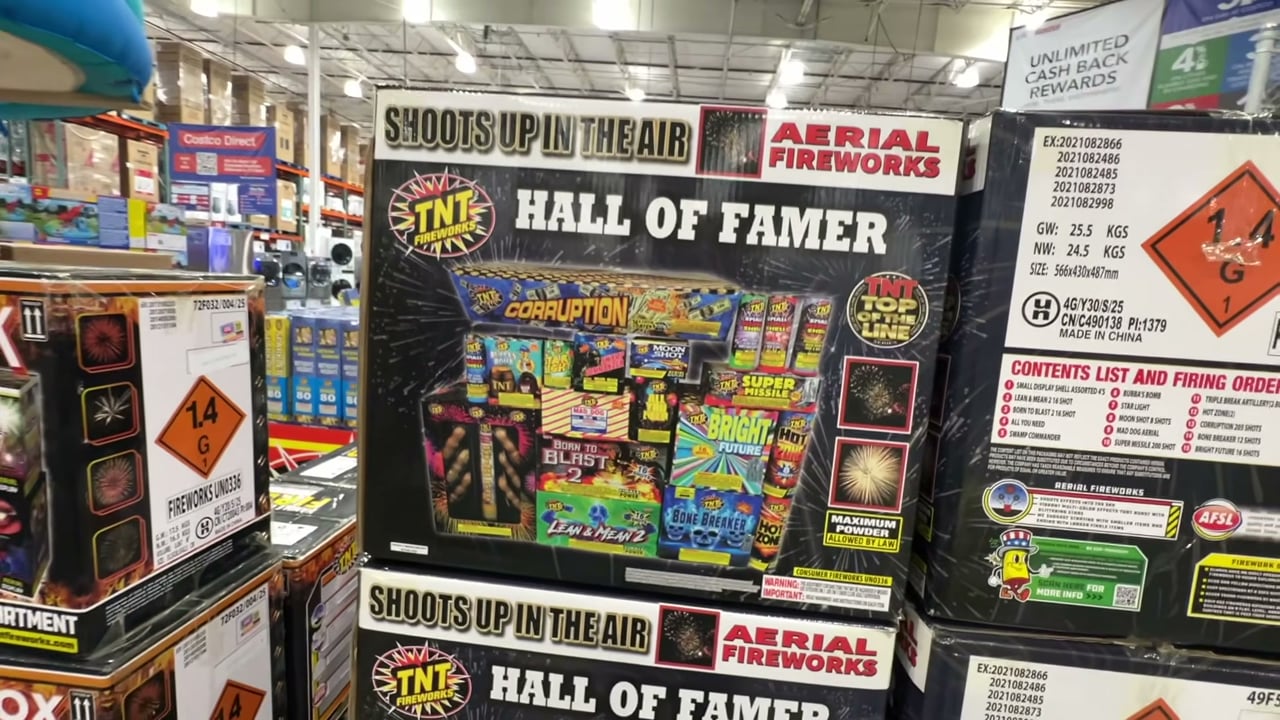 TNT Hall of Famer Fireworks