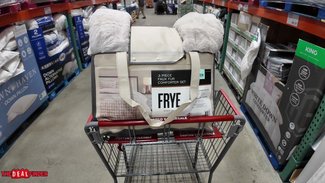 Frye Faux Fur Comforter 3-Piece Queen Set