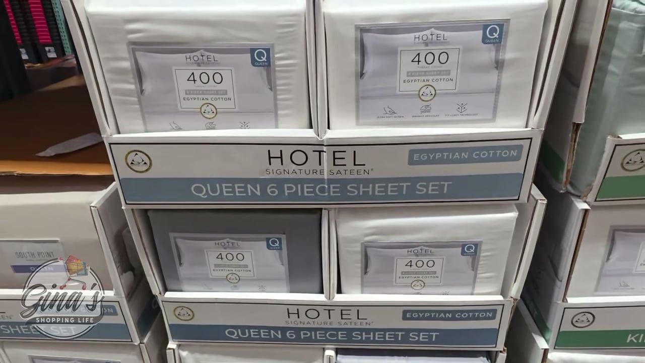 Hotel Signature Egyptian Cotton Sheets 6-Piece Set Queen
