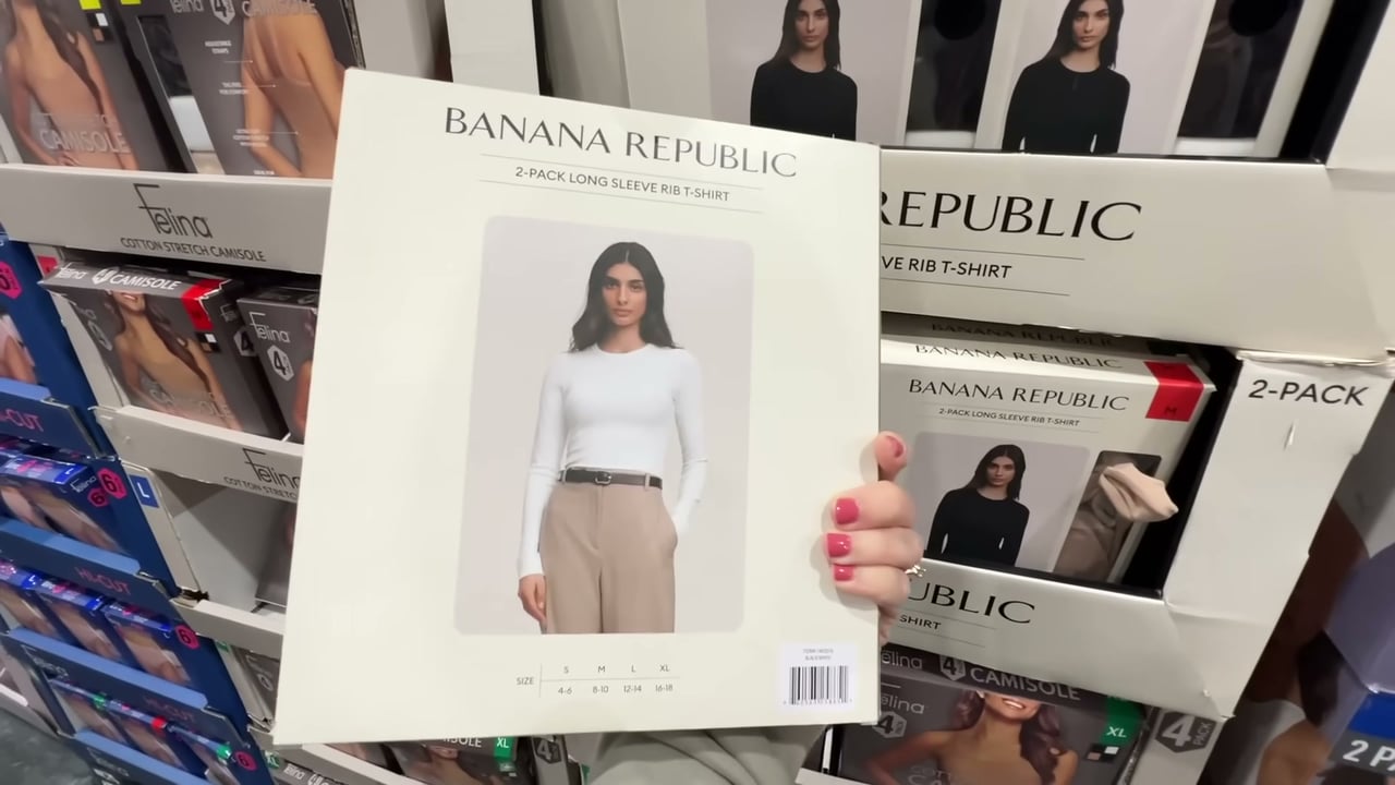 Banana Republic Women's Long Sleeve Tee 2-Pack