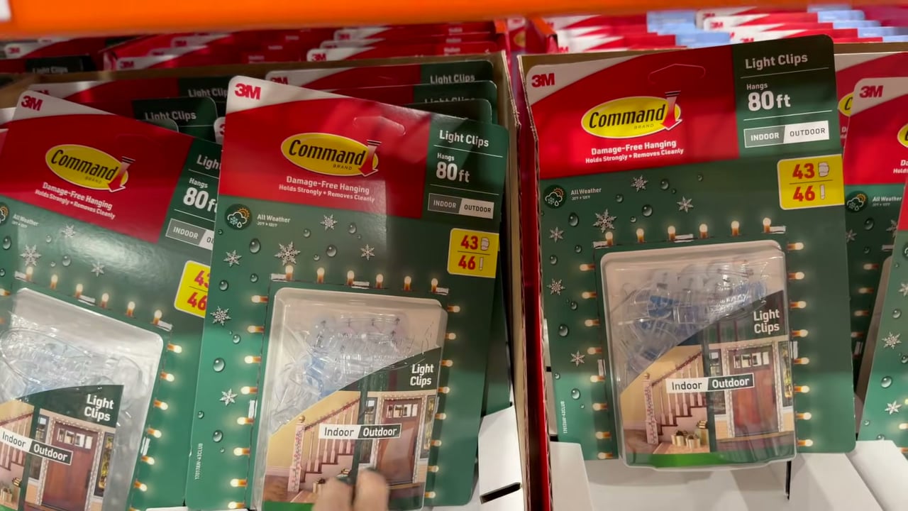 3M Command Light Clips 43 Count