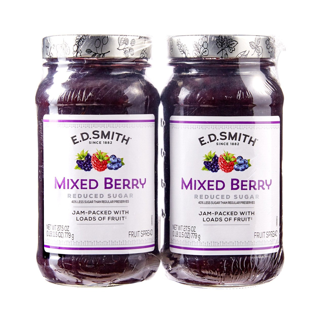 E.D. Smith Mixed Berry Spread, 2 x 27.5 oz