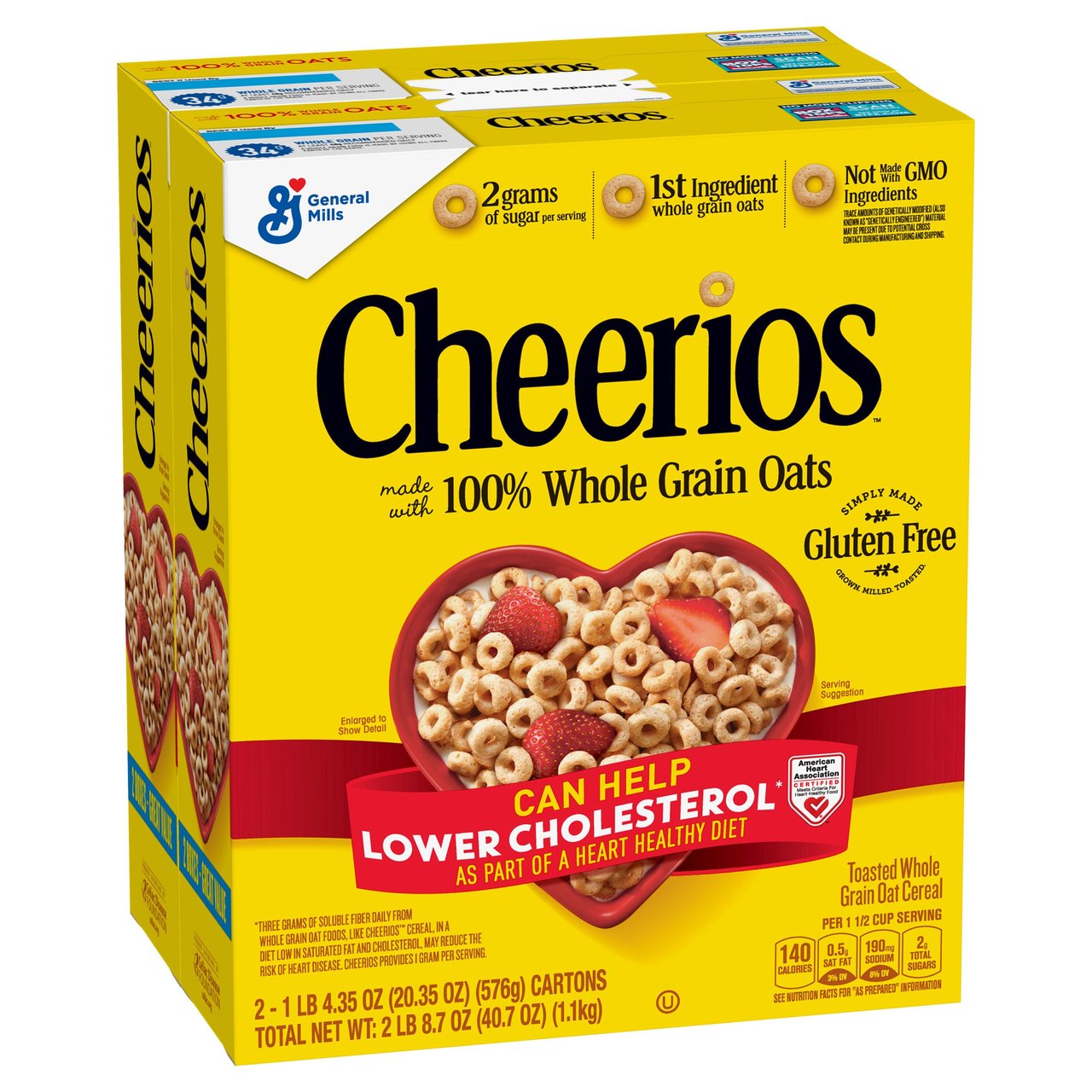 General Mills Cheerios 2/20.3 oz - Image 1
