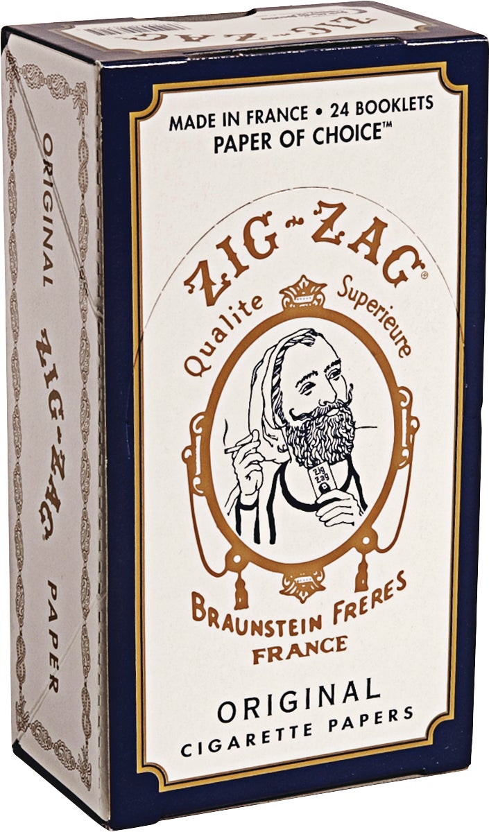 Zig-Zag Original White Rolling Papers 24 Booklet Carton